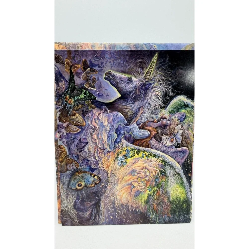 3x Josephine Wall Enchanted Universe Fairy BDay Cards Leanin' Tree + BONUS card
